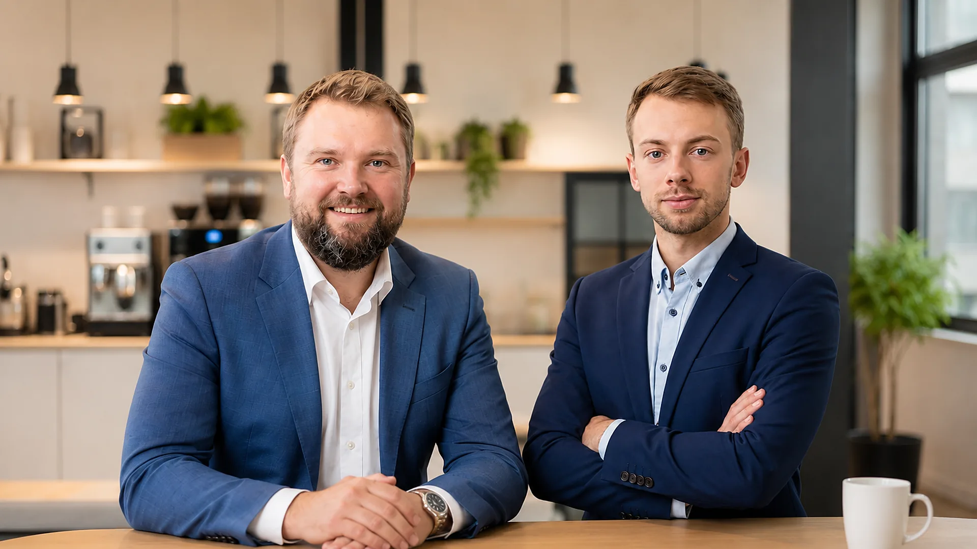 Jonas Czolbe und Tobias Horeschi, die Gründer von Kontorly